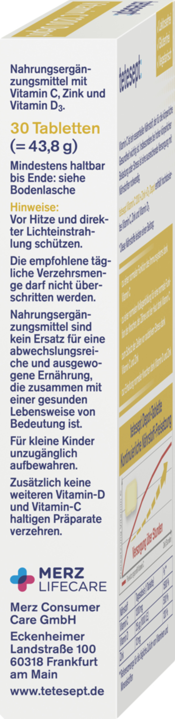 Bild 2 von tetesept Vitamin C 1200 Depot Tabletten