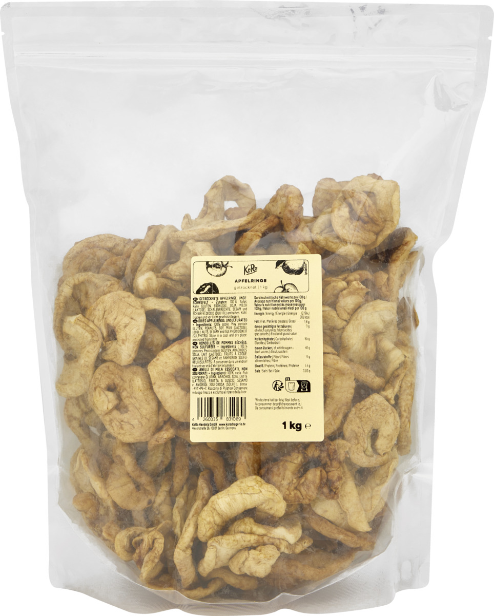 Bild 1 von KoRo Getrocknete Apfelringe