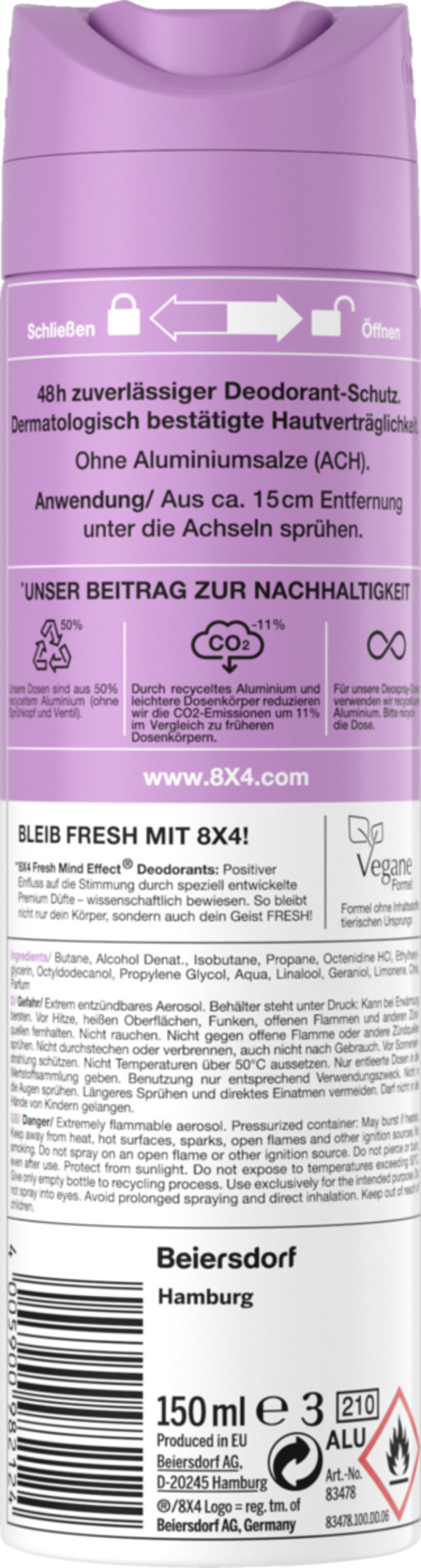 Bild 2 von 8x4 Deospray No. 4 Vibrant Flower