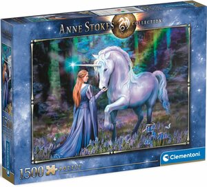 Clementoni® Puzzle »Anne Stokes Collection, Bluebell Woods«, 1500 Puzzleteile, Made in Europe, FSC® - schützt Wald - weltweit