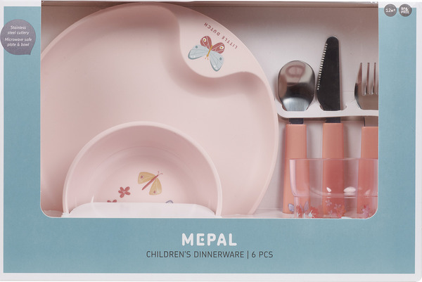 Bild 2 von MEPAL Kindergeschirrset mio 6-teilig flowers & butterflies