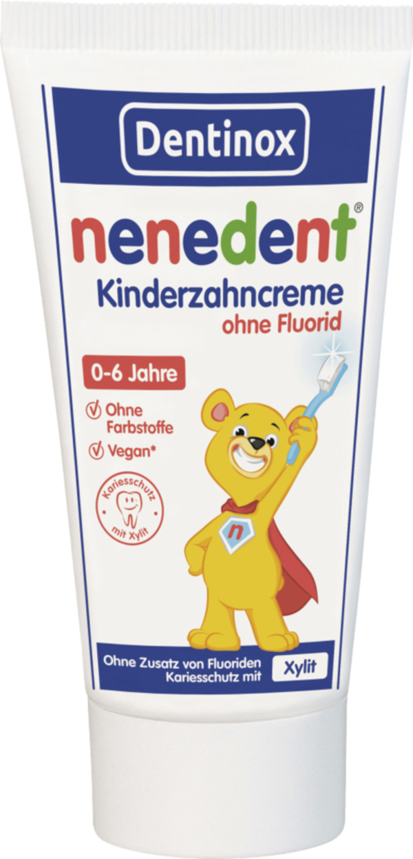 Bild 1 von nenedent Kinderzahncreme ohne Fluorid