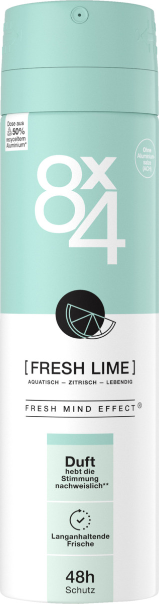 Bild 1 von 8x4 Deospray No.7 Fresh Lime