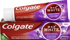 Colgate Max White Purple Reveal Zahnpasta