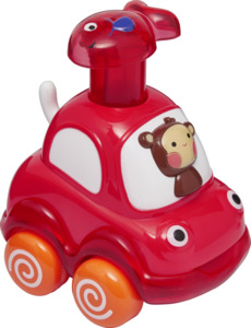 IDEENWELT Mini-Fahrzeug Affe rot