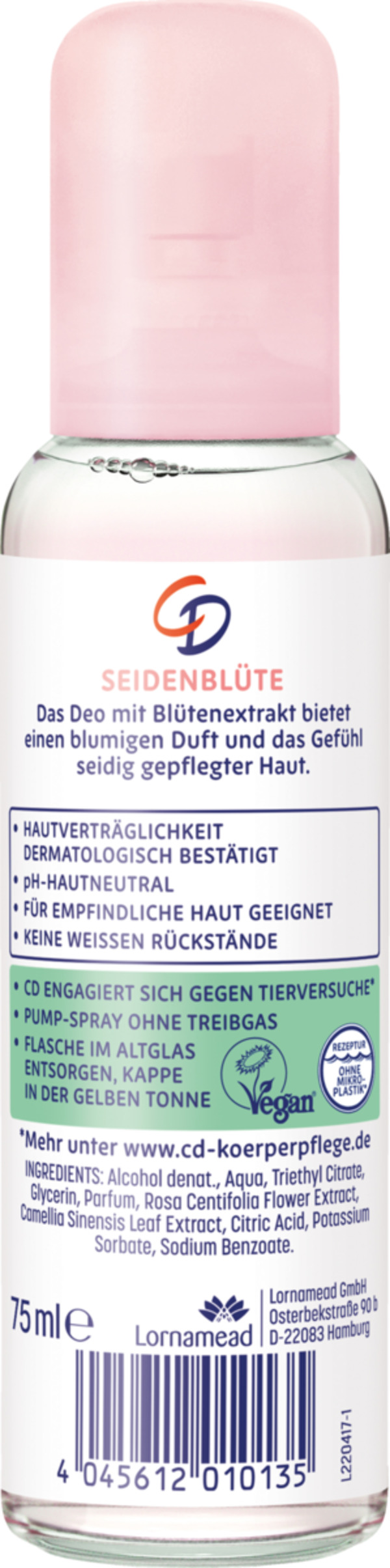Bild 2 von CD 24h Deodorant Zerstäuber Seidenblüte