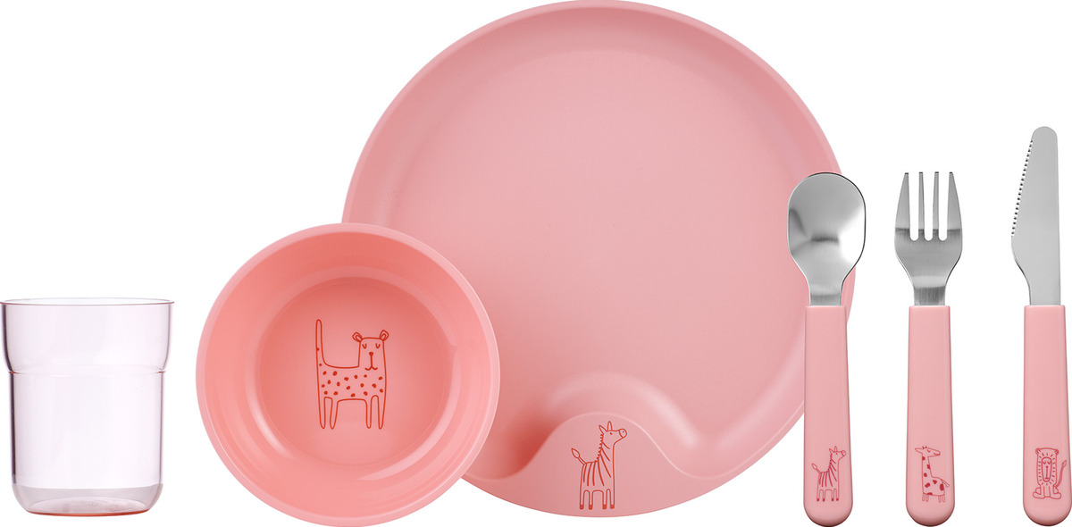 Bild 1 von MEPAL Kindergeschirrset mio 6-teilig deep pink