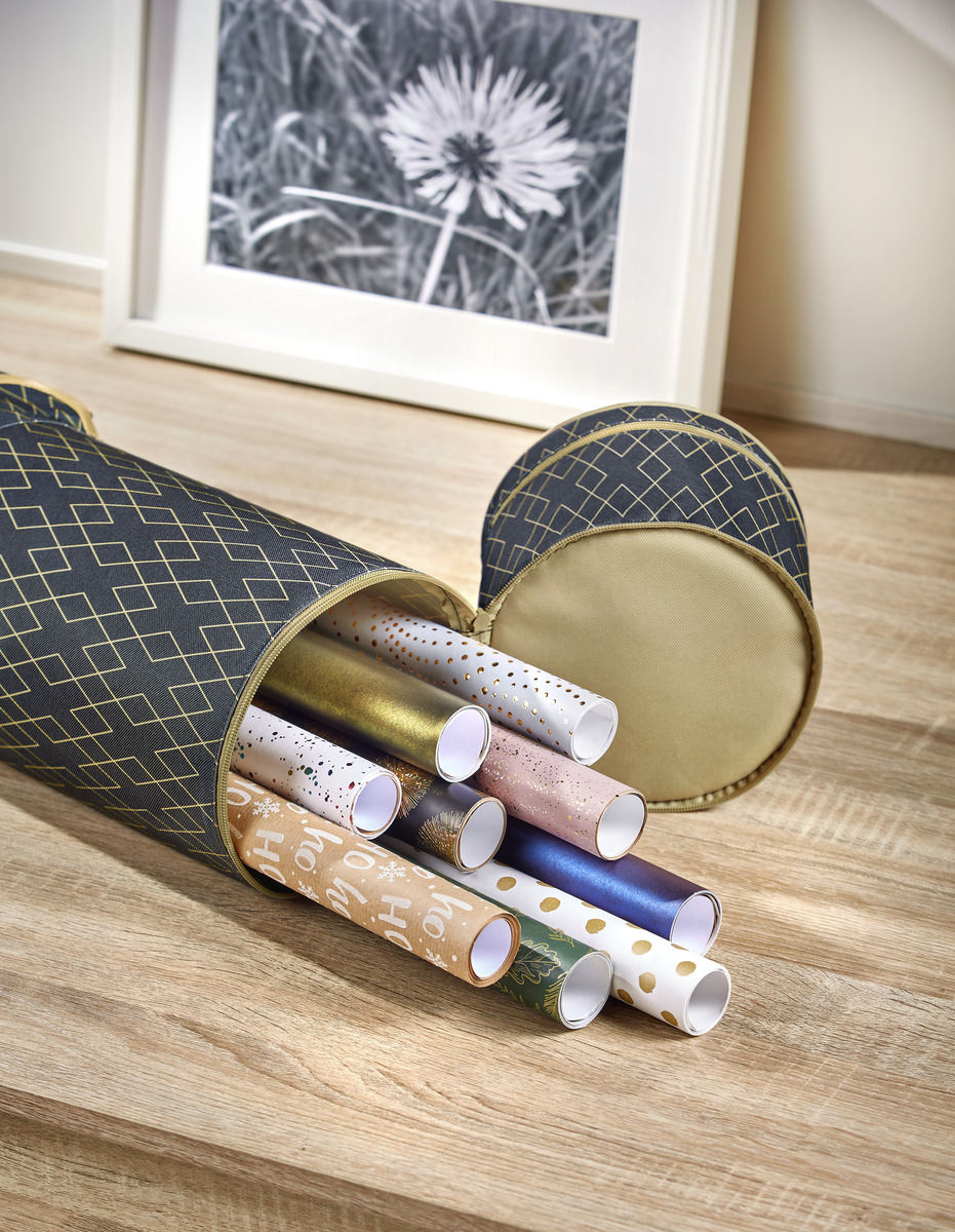 Bild 2 von IDEENWELT Geschenkpapier-Organizer blau