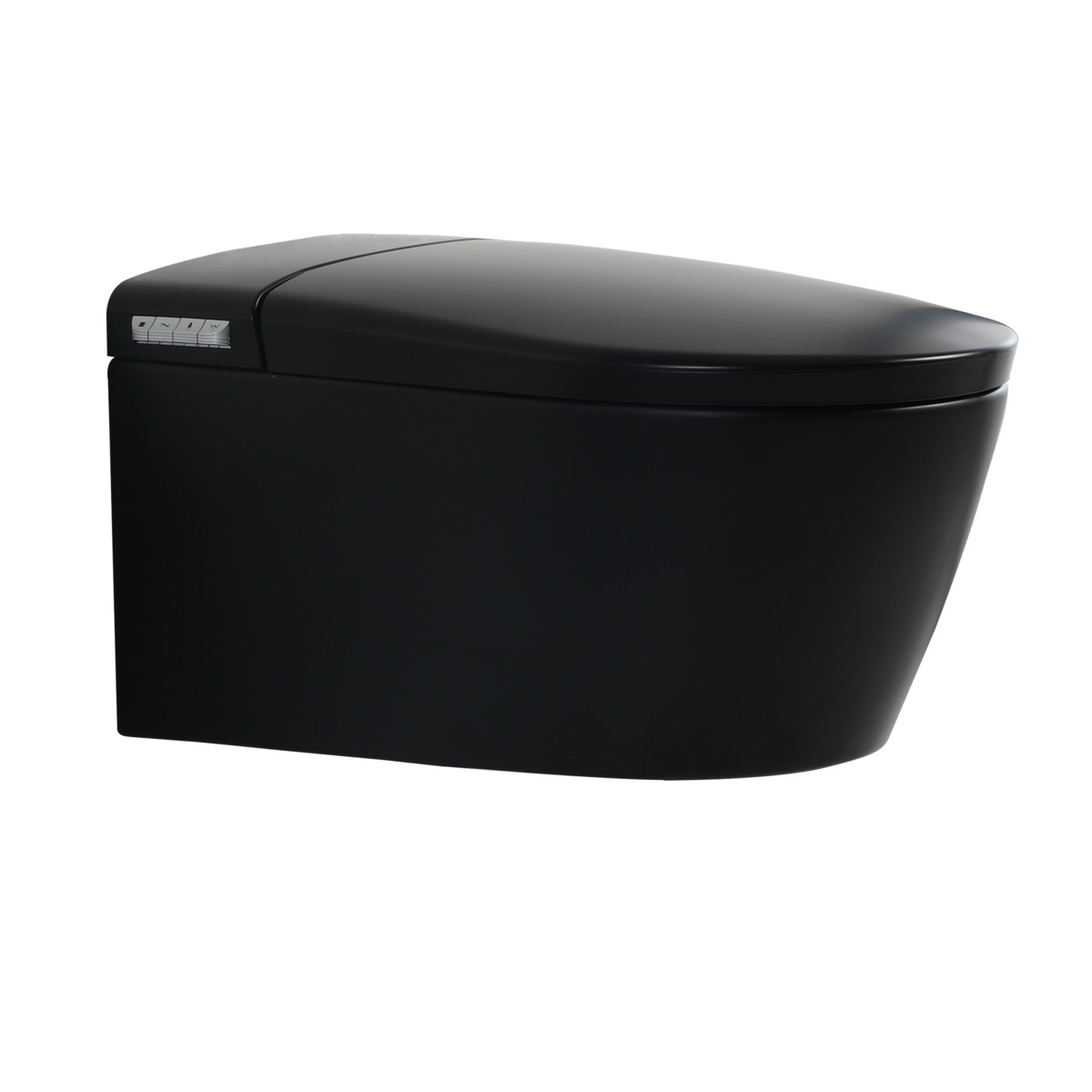 Bild 1 von VEROSAN PRO Dusch-WC 'Divino' schwarz spülrandlos, temperaturgesteuerter WC-Sitz
