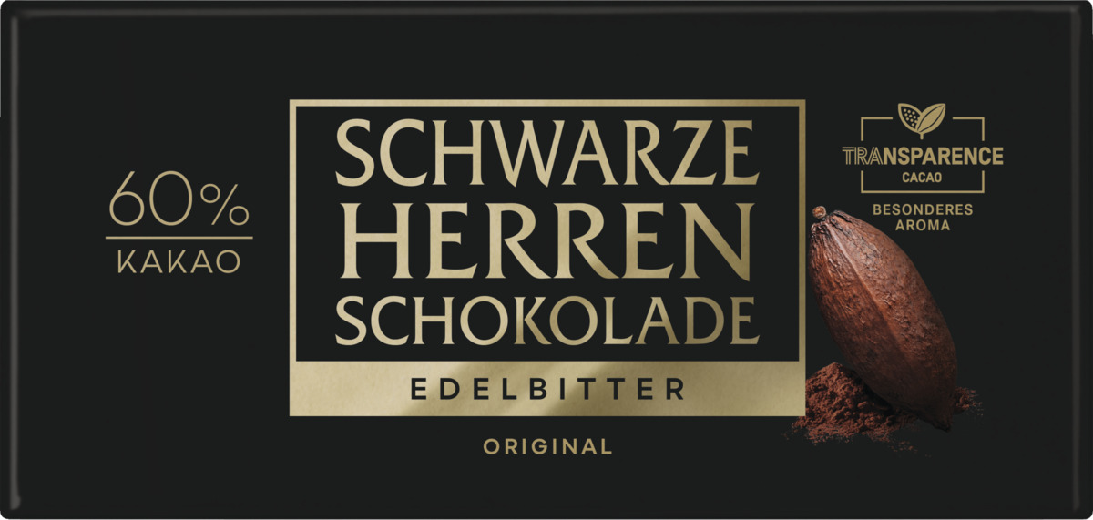 Bild 1 von Sarotti Schwarze Herren Schokolade Edelbitter