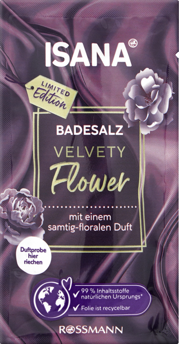 Bild 1 von ISANA Badesalz Velvety Flower