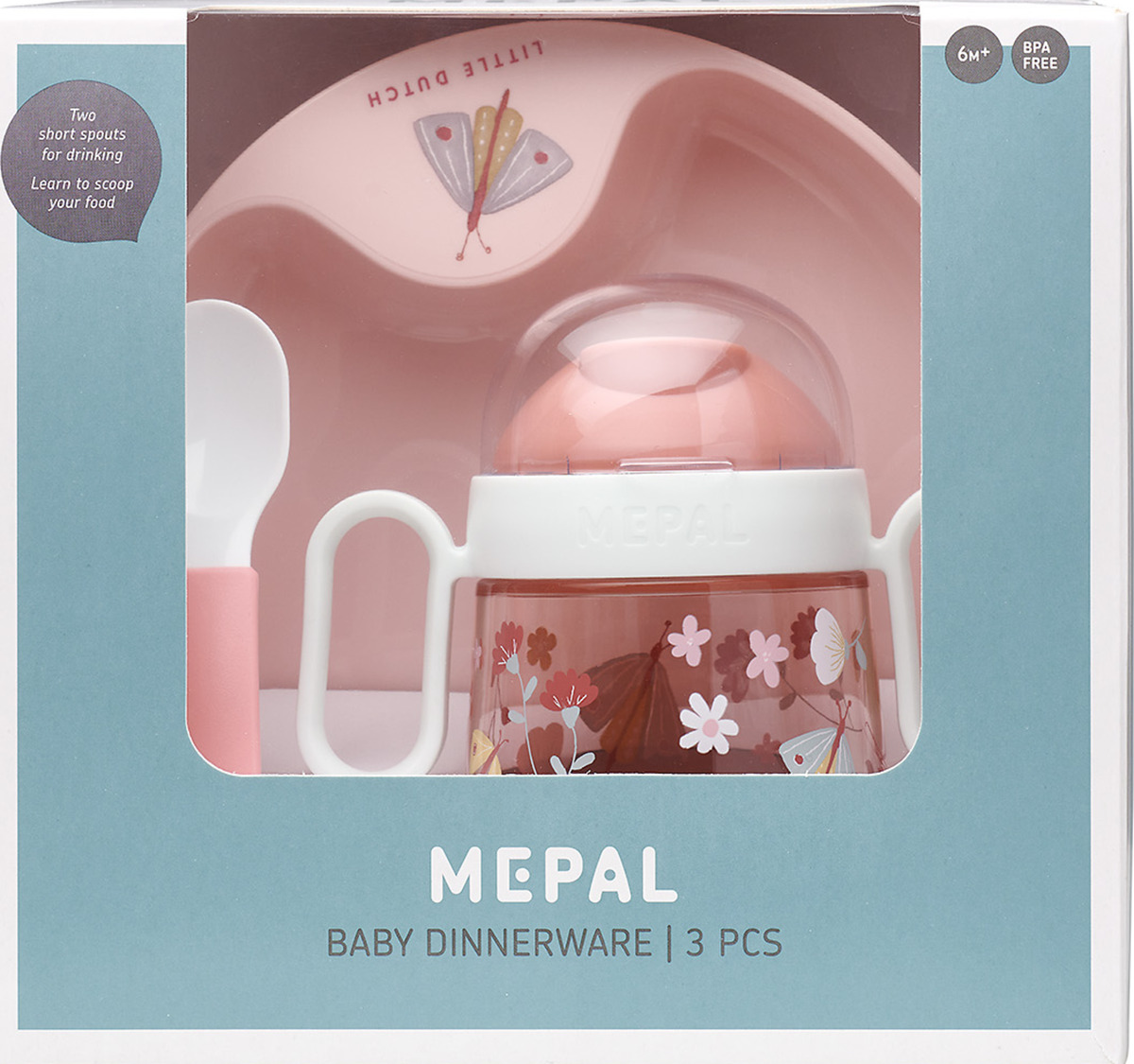 Bild 2 von MEPAL Babygeschirrset mio 3-teilig flowers & butterflies