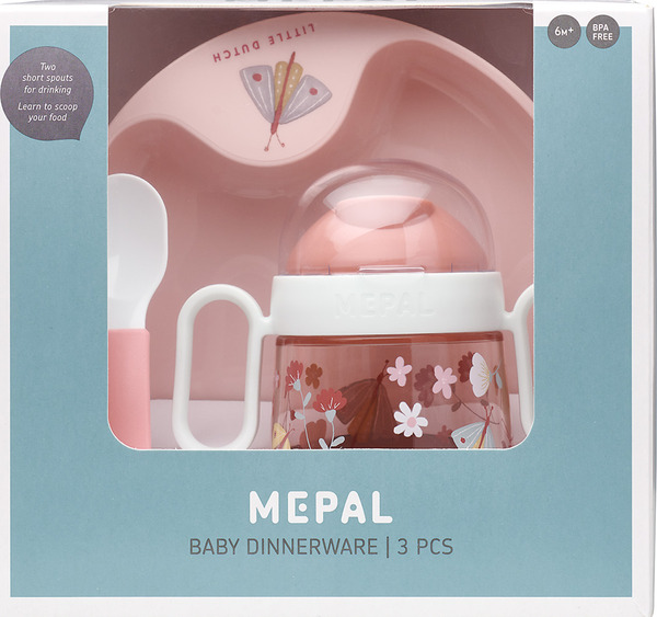 Bild 2 von MEPAL Babygeschirrset mio 3-teilig flowers & butterflies