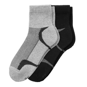 2 Paar Herren Sport-Sneaker-Socken mit Mesh