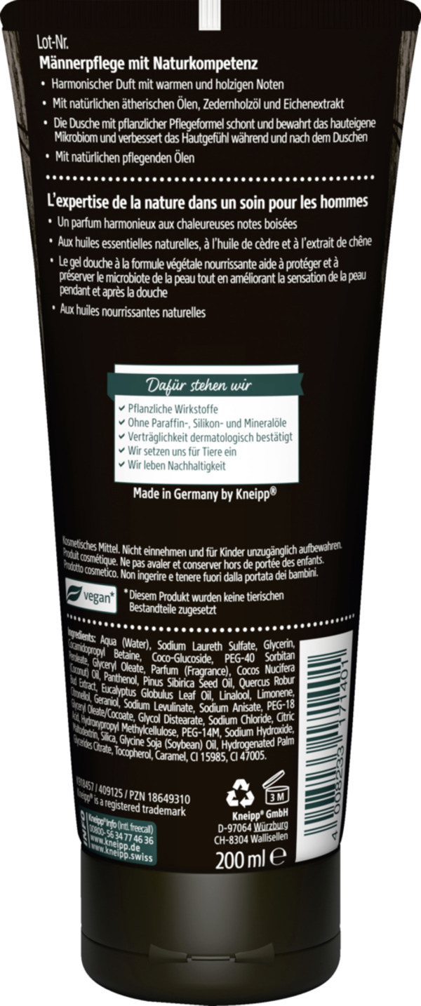 Bild 2 von Kneipp Men 2in1 Dusche Kraftvoll