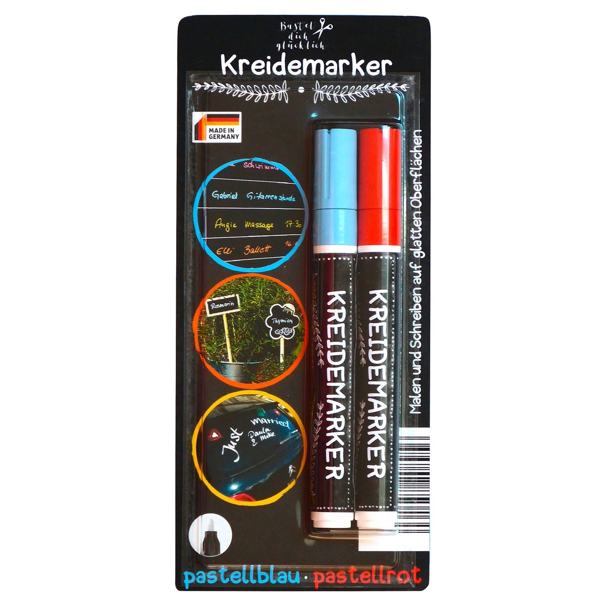 Bild 1 von BASTEL’ DICH GLÜCKLICH Kreide- oder Metallic-Marker