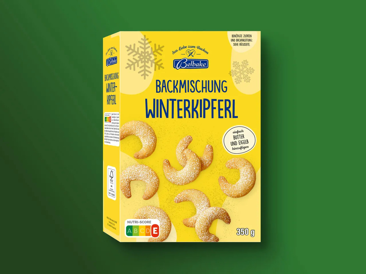Bild 1 von Belbake Backmischung Winterkipferl, 
         350 g