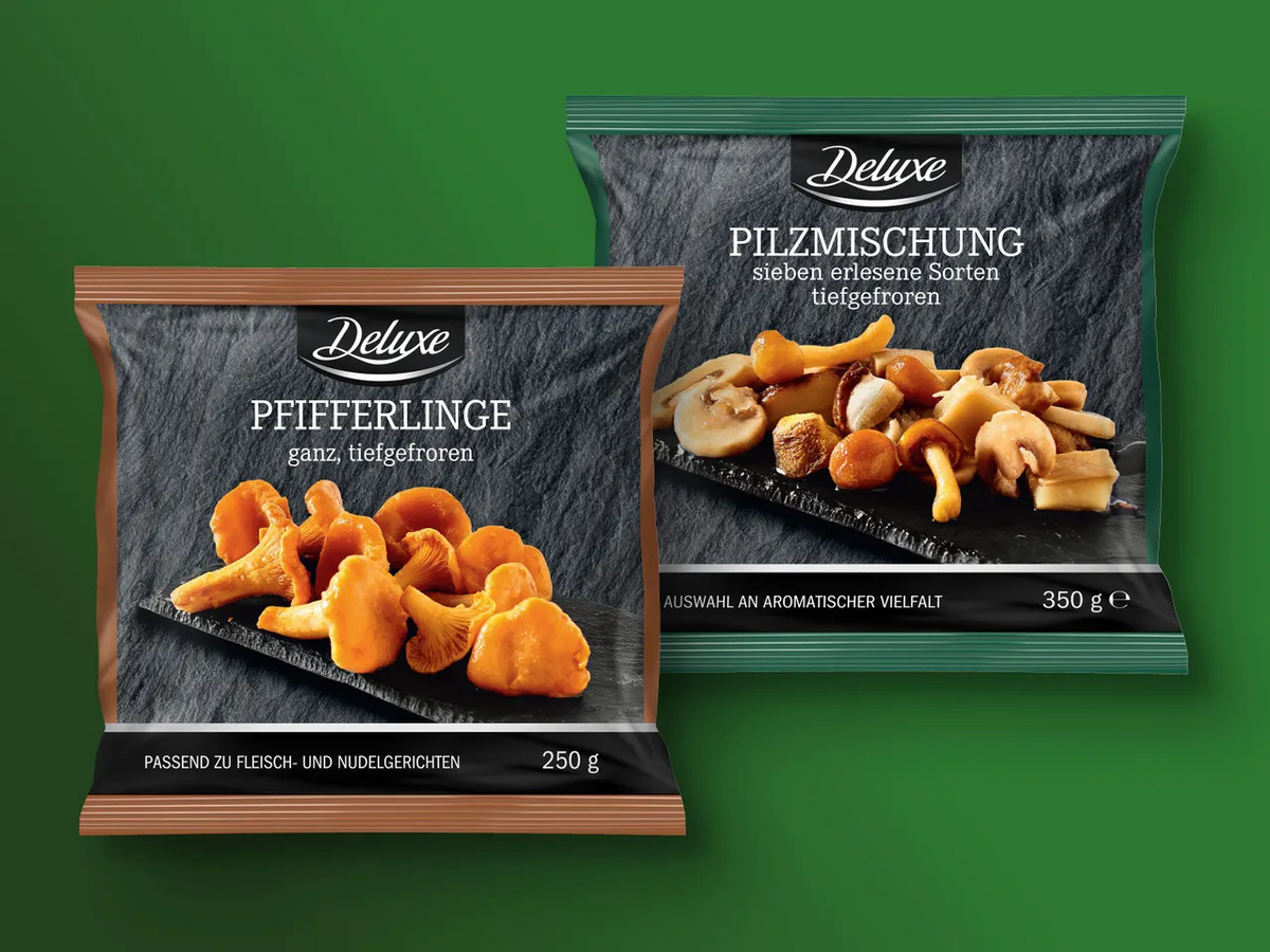 Bild 1 von Deluxe Pilzmischung/Pfifferlinge, 
         350/250 g