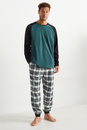 Bild 1 von C&A Fleece-Pyjama, Grün, Größe: S