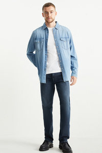 C&A Regular Jeans-LYCRA®, Blau, Größe: W38 L30