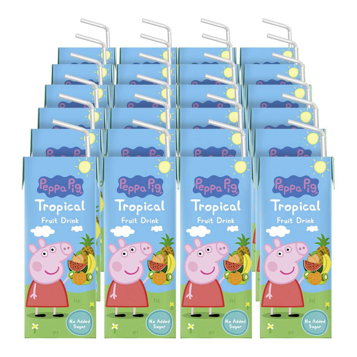 Bild 1 von Peppa Pig Tropical Fruit Drink 200 ml, 24er Pack