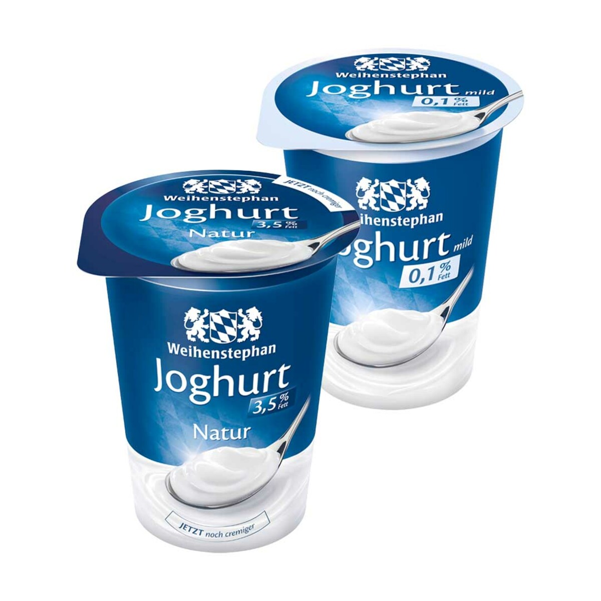 WEIHENSTEPHAN NATURJOGHURT MILD 0,1/1,5/3,5 Fett, je 500gBecher ansehen!