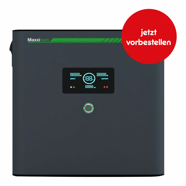 Bild 1 von Vorverkauf: Maxxicharge 2.5 Batteriespeicher Lieferbar ab 01.03.2024 inkl. 25% Vorbestellerrabatt Anthrazit ohne CCU