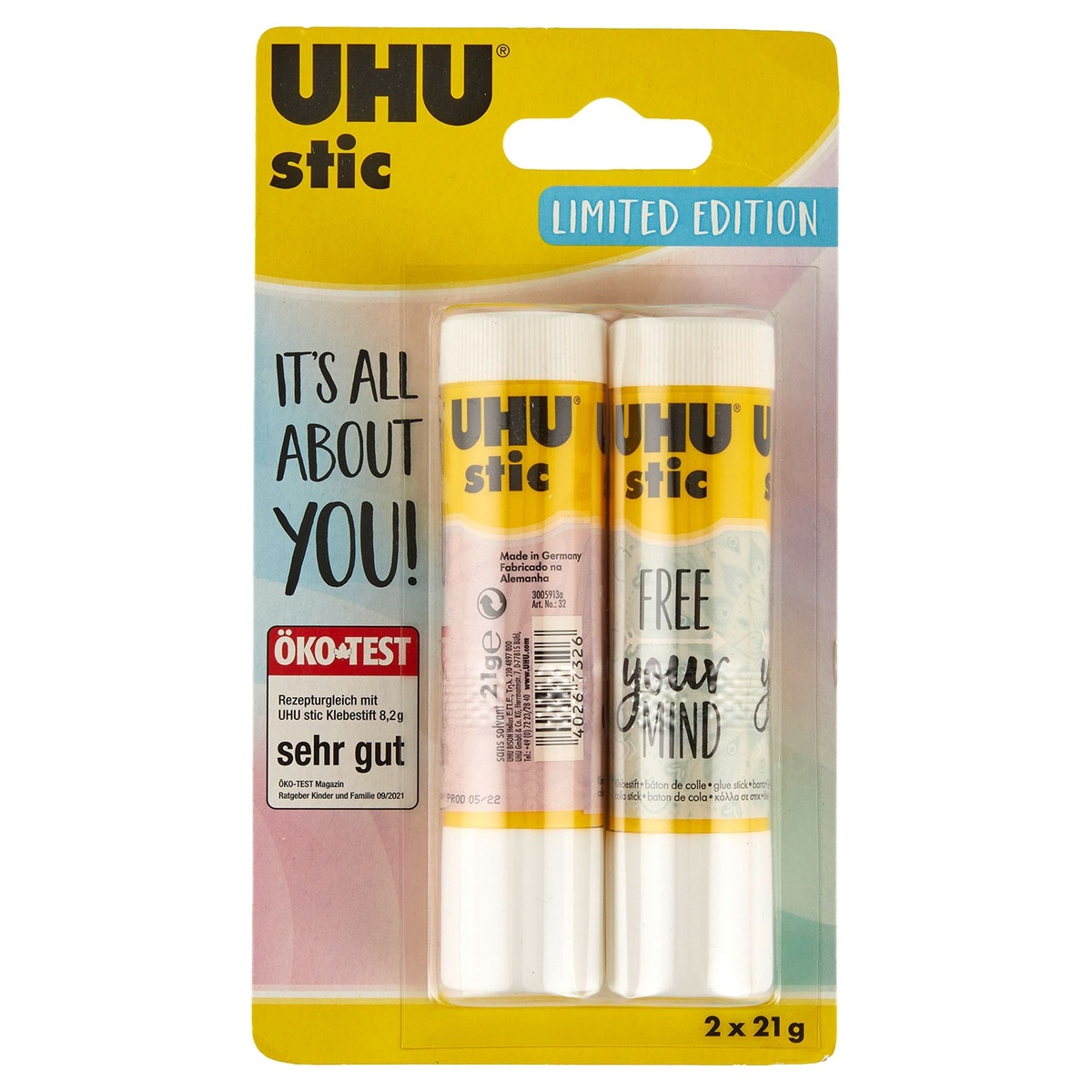 Bild 1 von UHU®  stic Klebestifte 2 x 21 g