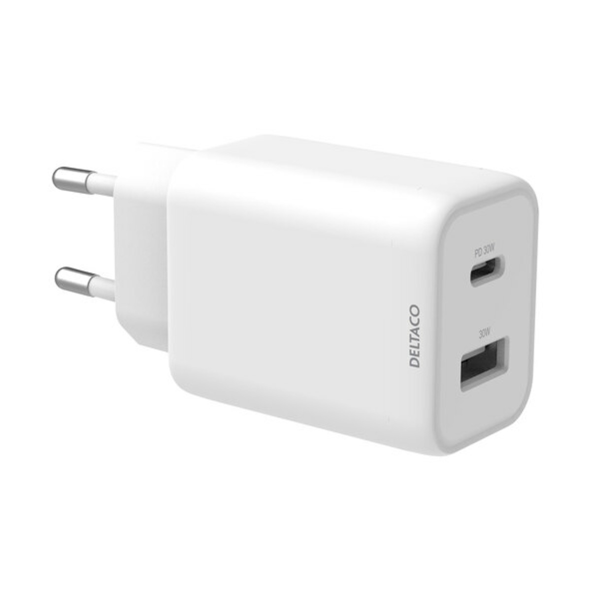 Bild 1 von Dual-Ladenetzteil mit Usb-A und Usb-C PD, weiß