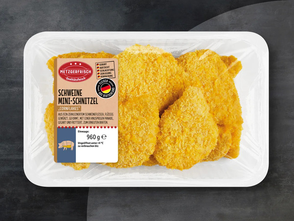 Metzgerfrisch Schweine Mini-Schnitzel „Cornflakes”, 960 g von Lidl ansehen!