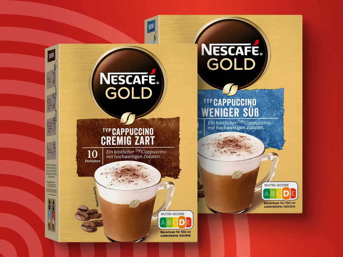 Bild 1 von Nescafé Gold Typ Cappuccino/Latte, 
         140/125/144 g