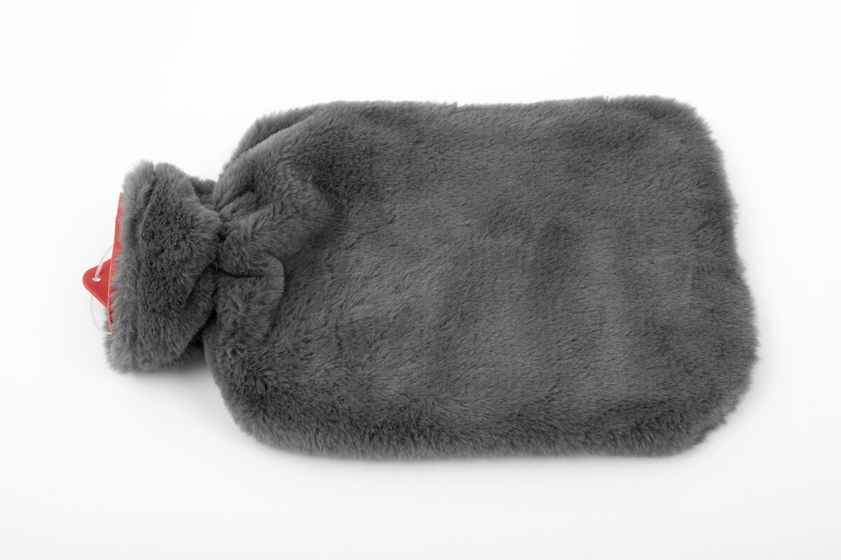 Bild 1 von Wärmflasche 1,6 L mit Hülle (Anthrazit)