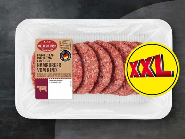 Bild 1 von Metzgerfrisch Hamburger vom Rind XXL, 
         800 g