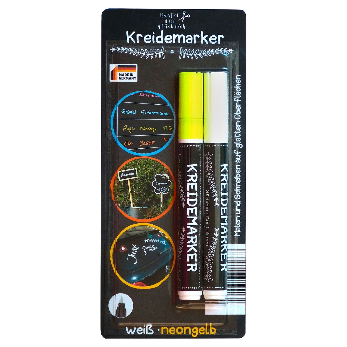 Bild 3 von BASTEL’ DICH GLÜCKLICH Kreide- oder Metallic-Marker