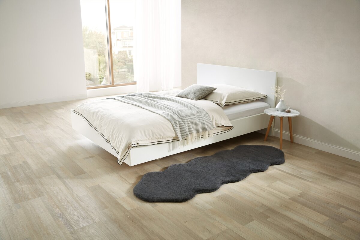 Bild 1 von Dekor Teppich Felloptik -versch. Ausführungen -anthrazit