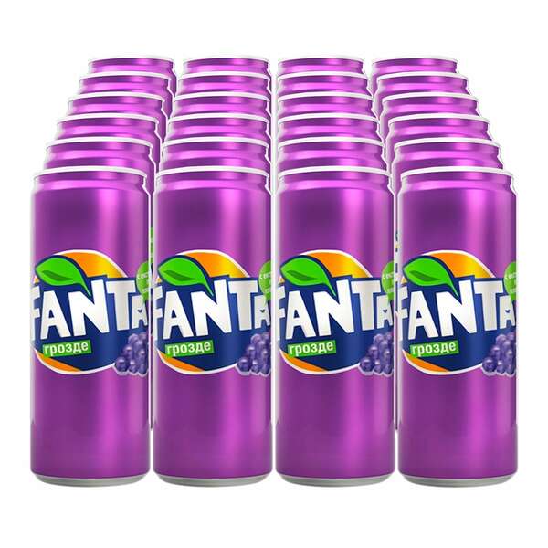 Bild 1 von Fanta Grape 0,33 Liter Dose, 24er Pack