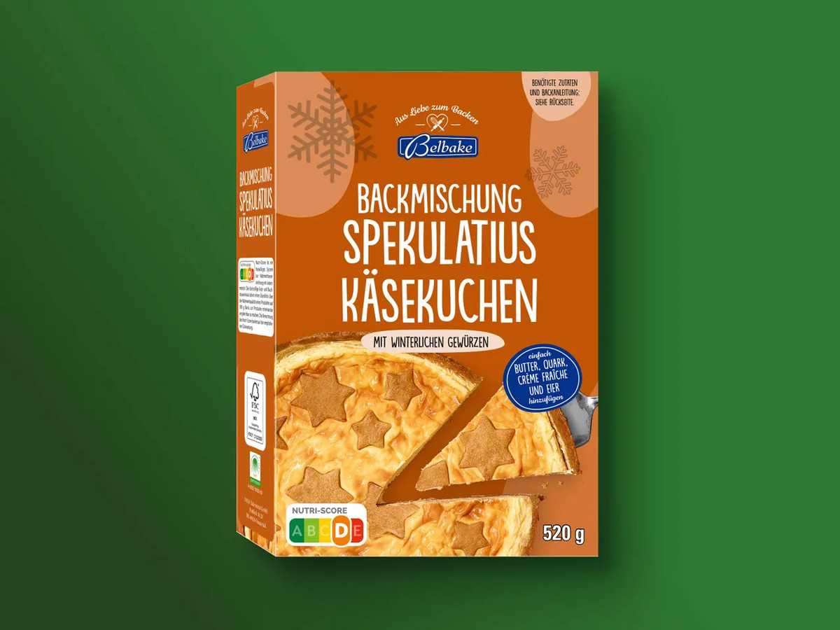Bild 1 von Belbake Backmischung Spekulatius Käsekuchen, 
         520 g