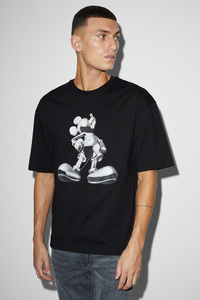 C&A T-Shirt-Micky Maus, Schwarz, Größe: XS