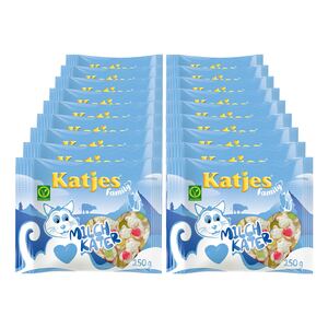 Katjes Family Fruchtgummi Milchkater 250 g, 18er Pack