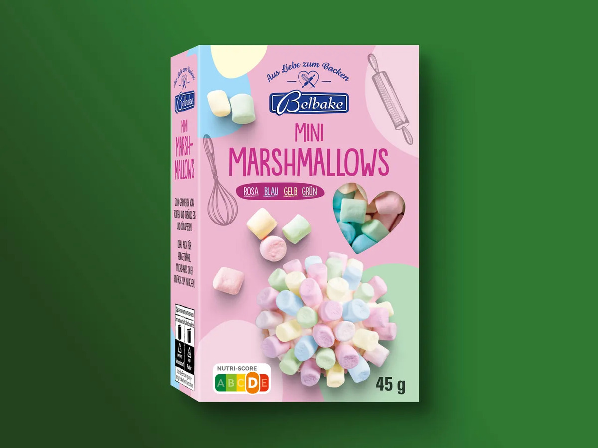 Belbake Mini Marshmallows, 45 g von Lidl ansehen!