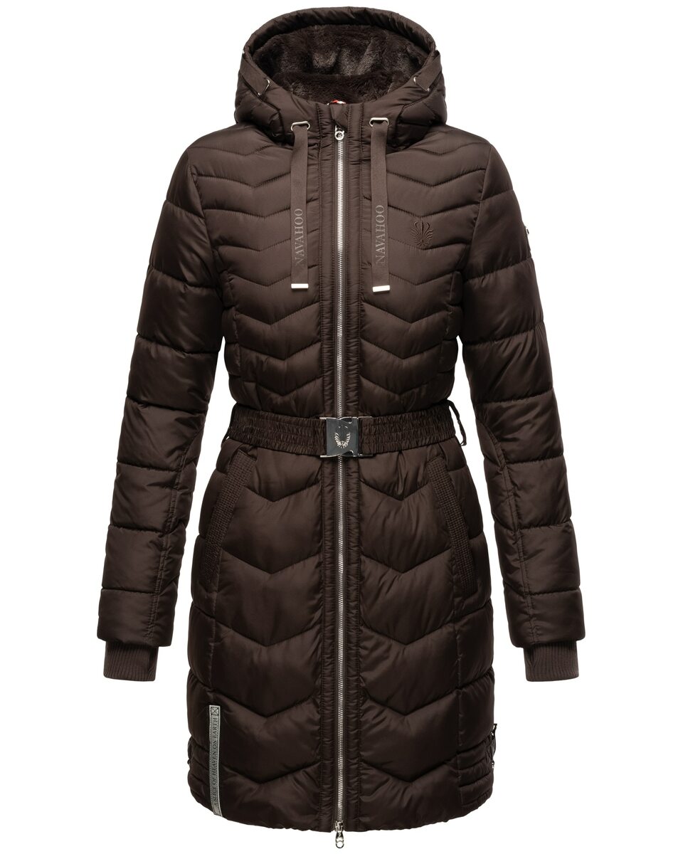 Bild 1 von NAVAHOO Damen Steppmantel Stylischer Wintermantel mit süßen Details Alpenveilchen