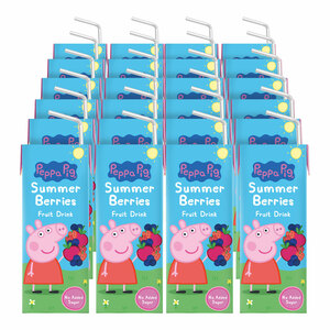 Peppa Pig Summer Berries Fruit Drink 200 ml, 24er Pack