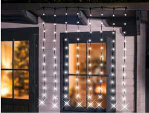 LED Vorhang mit Schneefalleffekt