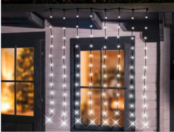 Bild 1 von LED Vorhang mit Schneefalleffekt