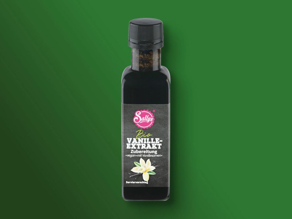 Bild 1 von Sallys Bio Vanilleextrakt Zubereitung, 
         50 ml