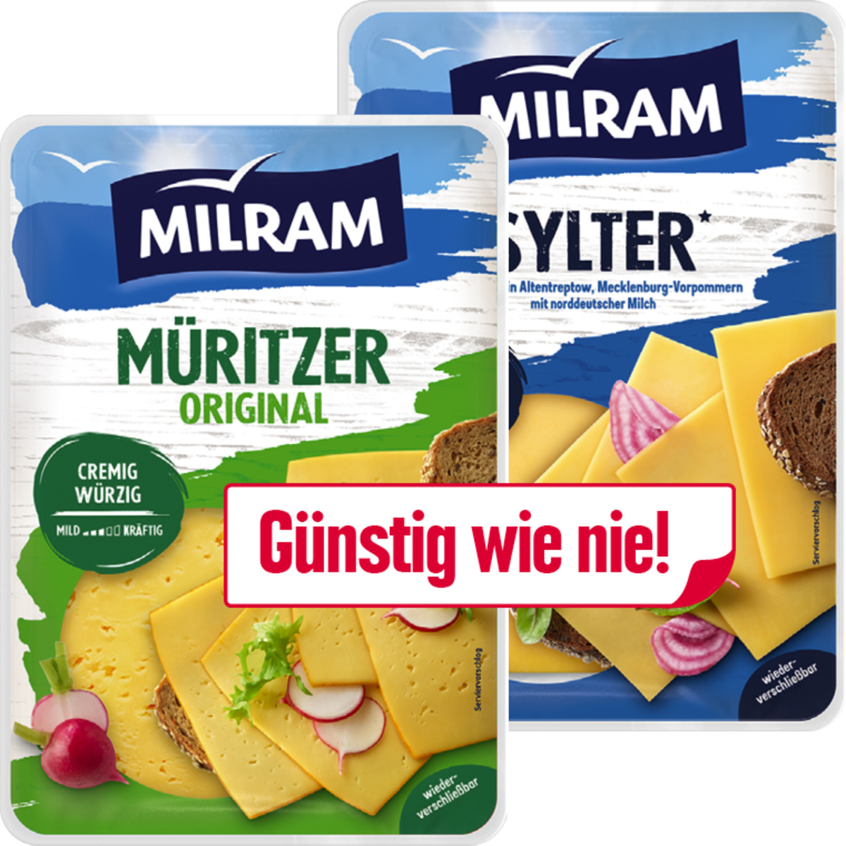 Bild 1 von Milram Käsescheiben