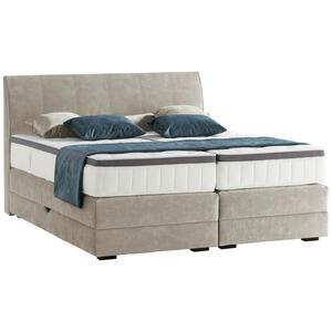 Novel BOXSPRINGBETT Hellgrau