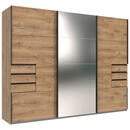 Bild 1 von Mid.you Schwebetürenschrank, Graphit, Eiche, Holzwerkstoff, 6 Fächer, 6 Schubladen, 270x210x64 cm, BQ - Bündnis für Qualität, Made in Germany, DIN EN ISO 9001, Schlafzimmer, Kleiderschränke, 3-