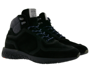 LLOYD Bac Herren High Top Stiefel bequeme Sneaker-Boots aus Echtleder 21-509-10 Schwarz