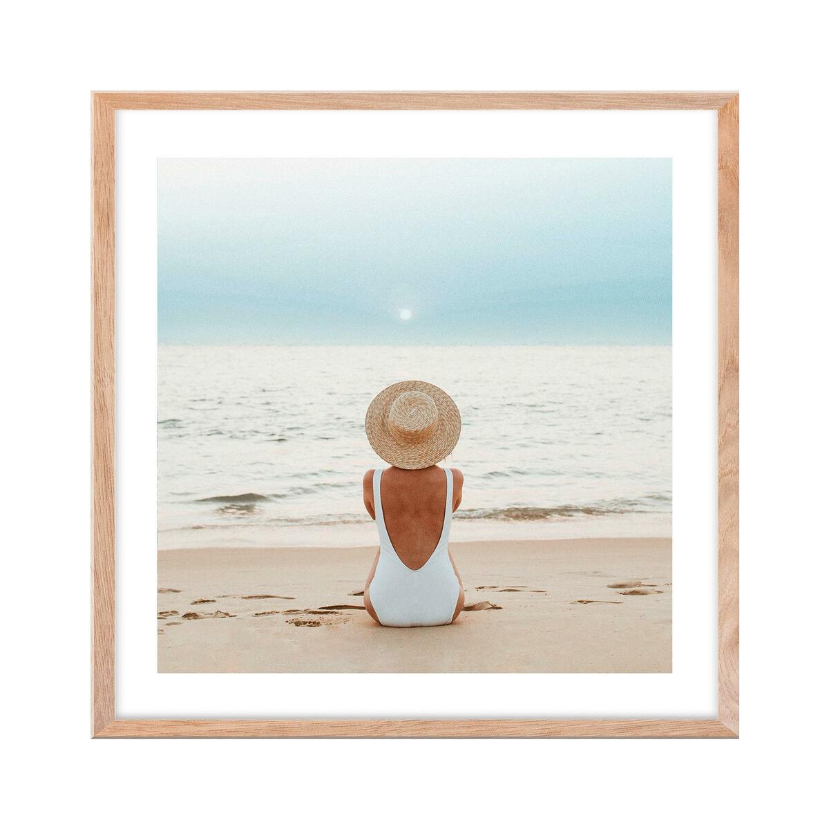 Bild 1 von Bild Vous II ca. 30x30cm, Weiß, Beige, Pastellblau